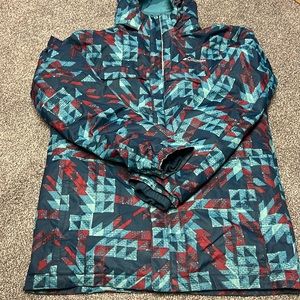 COLUMBIA OMNI-TECH Waterproof Coat jacket SZ XL ski snow
